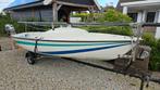 Zeilboot Conger met buitenboordmotor en trailer, Watersport en Boten, Ophalen, Gebruikt, 3 tot 6 meter, Buitenboordmotor