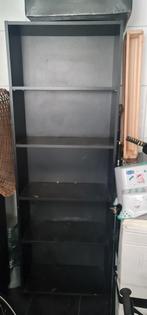 Zwarte kast met planken, Ophalen of Verzenden