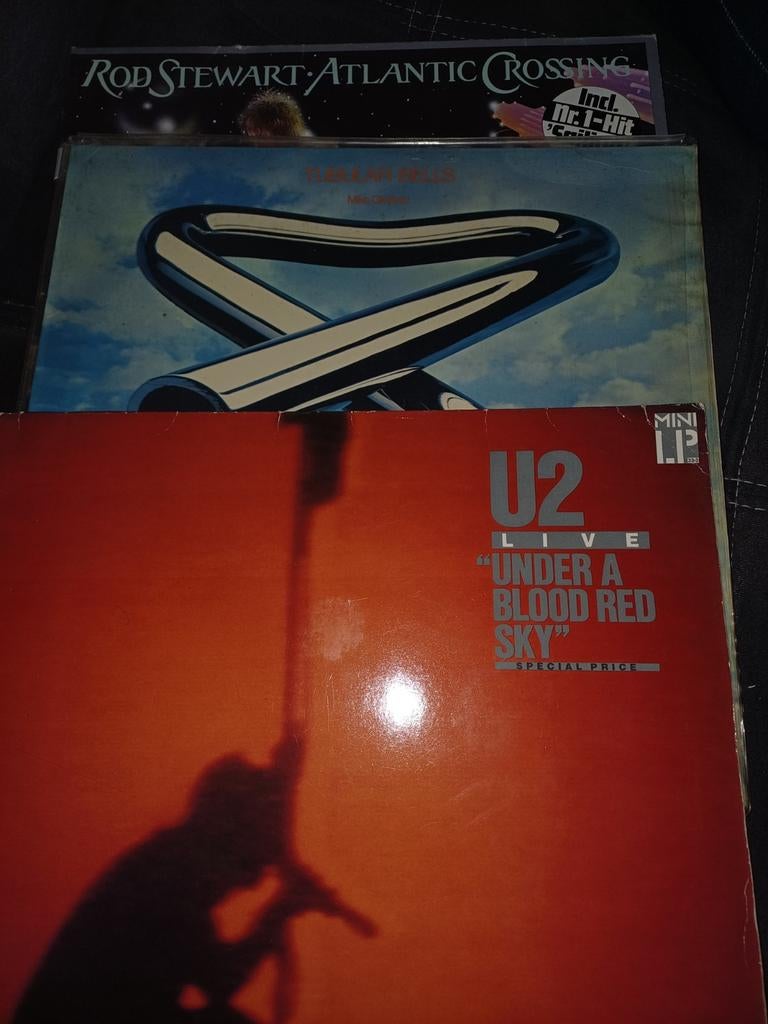 3 LP's: Rob Stewart, U2 en Mike Oldfield, Cd's en Dvd's, Vinyl | Pop, Ophalen, Gebruikt, 12 inch