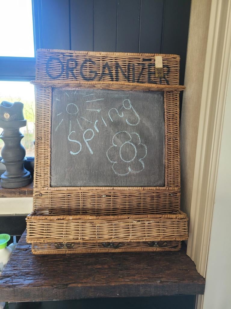 Organizer RM Rivera maison riet rotan rattan, Huis en Inrichting, Woonaccessoires | Lijsten, Overige materialen, Minder dan 50 cm