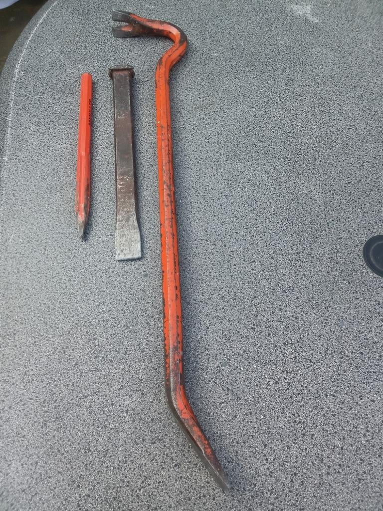 Gereedschap voor hak- en sloopwerk (3 stuks), Ophalen of Verzenden, Gebruikt