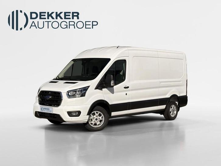 Ford Transit 350 2.0 TDCI L3H2 Limited | 2024 = BPM VRIJ I D, Auto's, Bestelauto's, Bedrijf, Te koop, 360° camera, ABS, Achteruitrijcamera