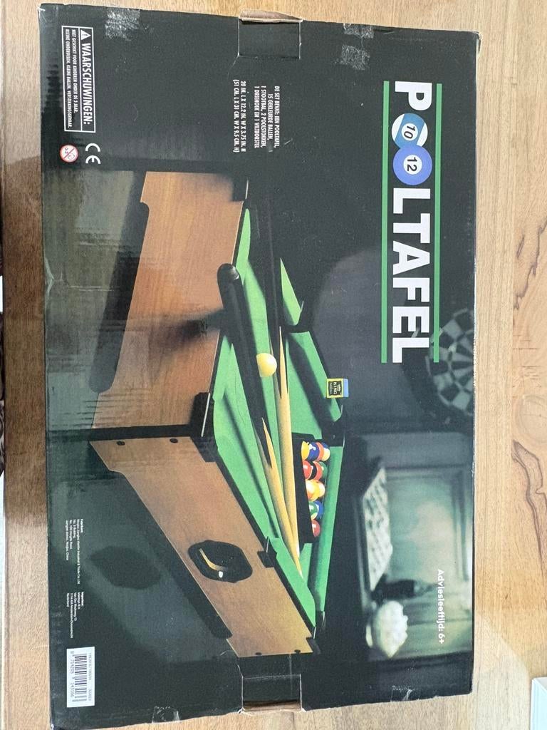 Mini pool tafel, Ophalen of Verzenden, Zo goed als nieuw, Pooltafel