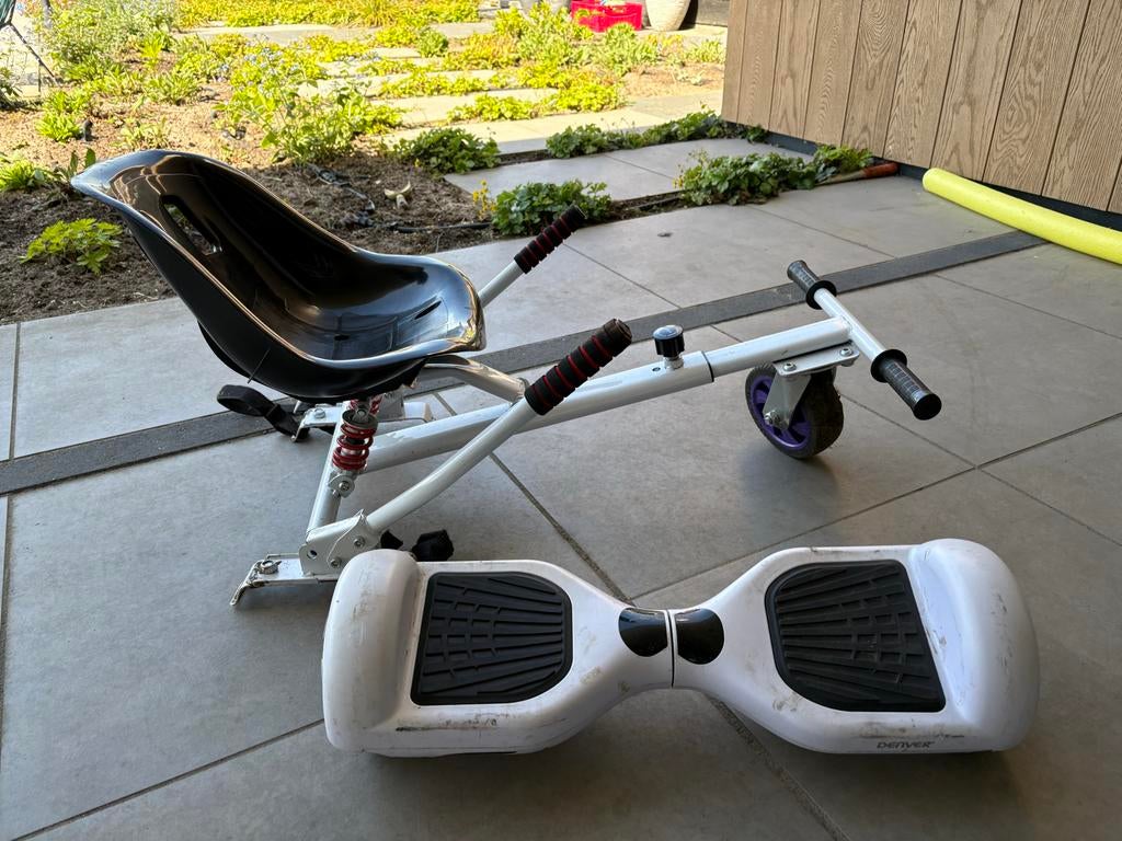 Hoverboard met zitje - Denver, Ophalen of Verzenden, Gebruikt