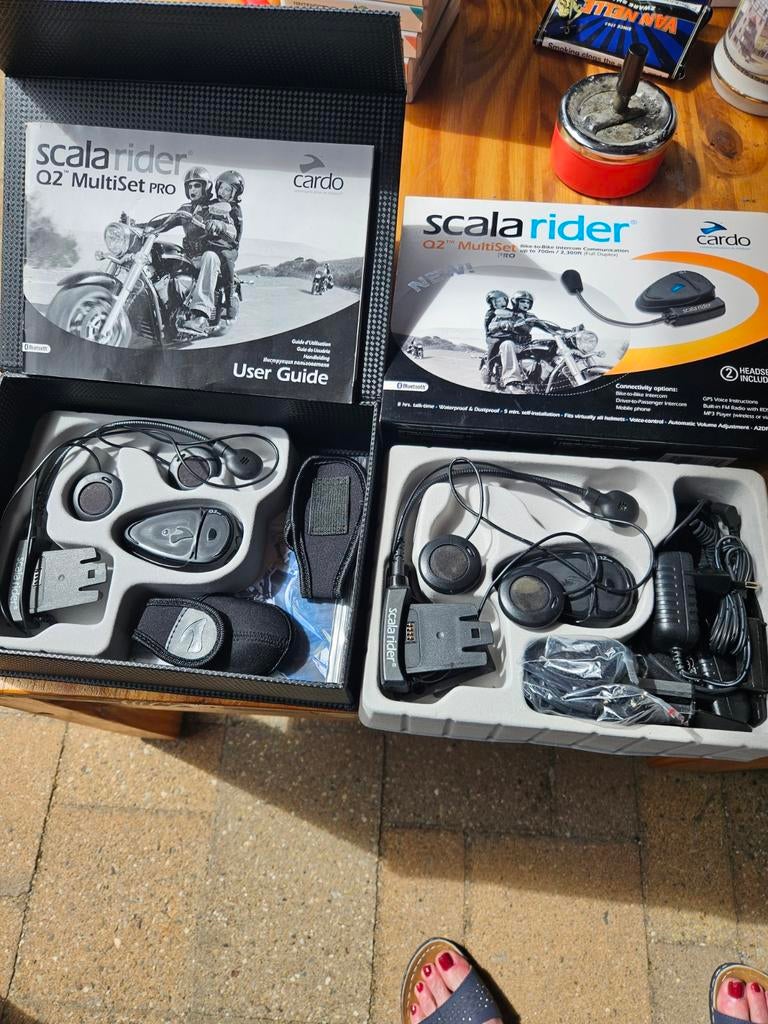 Cardo Scala Rider Q2 MultiSet PRO & Q2 MultiSet, Ophalen of Verzenden, Gebruikt