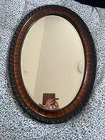 Antieke Engelse spiegel art deco, Antiek en Kunst, Ophalen of Verzenden, Ovaal, 50 tot 100 cm, Minder dan 100 cm