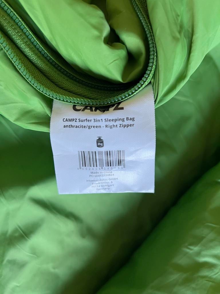 Campz Surfer 3in1 slaapzak, Ophalen of Verzenden, Zo goed als nieuw