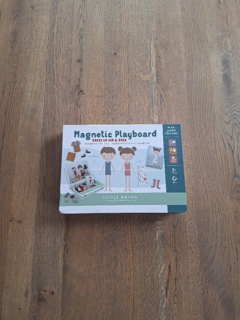 Little Dutch Magnetic Playboard – Dress up Jim & Rosa (3+), Kinderen en Baby's, Speelgoed | Educatief en Creatief, Ophalen, Zo goed als nieuw
