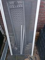 Hamstra hordeur met onder- en bovengeleiders, ca. 2.10m hoog, Ophalen