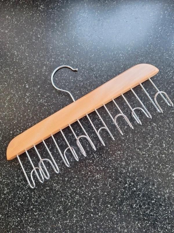 Hangertje voor stropdas of kettingen, Ophalen of Verzenden, Zo goed als nieuw, Bruin, Overige materialen