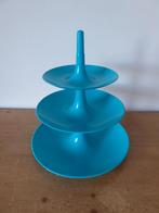 Etagère, blauw, merk Koziol, type Babell, hoogte ca 34 cm, Ophalen of Verzenden, Gebruikt