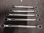 Steek en ringsleutels, Doe-het-zelf en Verbouw, Gereedschap | Handgereedschap, Ophalen of Verzenden, Gebruikt