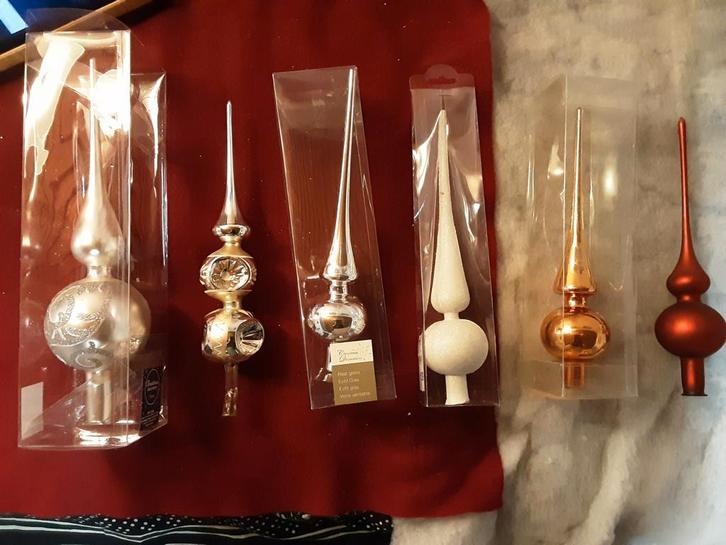 Kerstboompieken, piek, div kleuren, kerst, kerstballen, Diversen, Kerst, Zo goed als nieuw, Ophalen of Verzenden