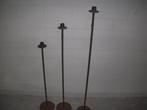 3 design kandelaars, Ophalen, 50 tot 75 cm, Zo goed als nieuw, Metaal