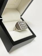18 K Gouden Heren Ring 0.90 ct Briljant Geslepen Diamant
