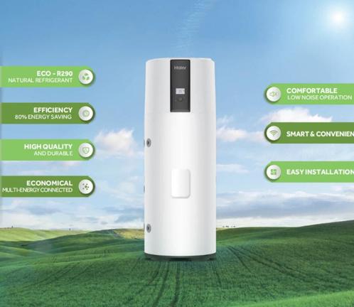 Haier // Warmtepompboiler// installatie // R290// A+ label, Doe-het-zelf en Verbouw, Geisers en Boilers, Nieuw, Boiler, 100 liter of meer