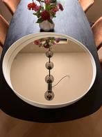 Witte Ronde Spiegel 80cm, Ophalen, Rond, Zo goed als nieuw, 75 tot 100 cm