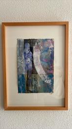 Daniël TAVENIER. Gedaanten in blauw,roze en wit., Antiek en Kunst, Ophalen