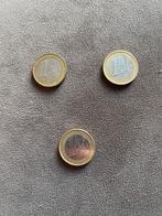 Zeldzame 1 euromunten / 3 stuks, Ophalen of Verzenden, Duitsland, 2 euro