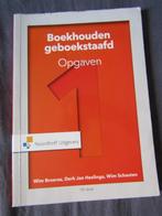 Boekhouden geboekstaafd 1 opgaven druk 13, Gelezen, Ophalen of Verzenden