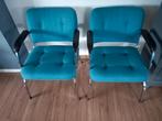 2 stoelen/ fauteuils, Ophalen, Gebruikt, Blauw, Twee