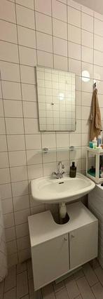 Wit IKEA Badkamer Meubel - 60x35x55 cm, Huis en Inrichting, Badkamer | Badkamermeubels, Ophalen, 50 tot 100 cm, Zo goed als nieuw