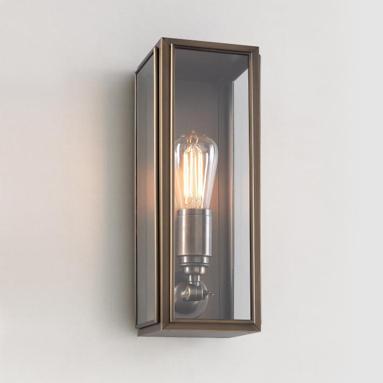 Tekna Annet donker brons buiten wandlamp b133mm h357mm, Ophalen of Verzenden, Nieuw, Metaal, 50 tot 75 cm