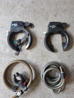 Set AXA ringslot met kabel, Ophalen of Verzenden, Gebruikt, Ringslot