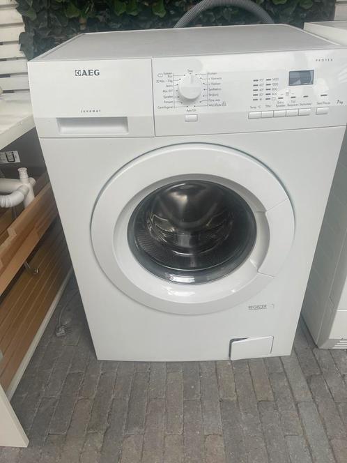 Wasmachine AEG hele nette staat (wasdroger ook beschikbaar), Witgoed en Apparatuur, Wasmachines, Gebruikt, 6 tot 8 kg, 85 tot 90 cm
