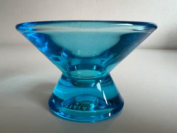 Vintage Iittala Kartio Kaarsenhouder Turquoise Kaj Franck beschikbaar voor biedingen