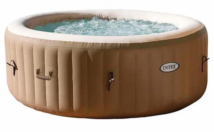 Intex Jacuzzi gebruikt, Tuin en Terras, Bubbelbaden en Hottubs, Gebruikt, Opblaasbaar, Afdekzeil, Ophalen