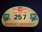 1971 RAC Zuid Brabant Grensrit Car Rally Rallye Deelnemerspl, Ophalen of Verzenden, Nieuw