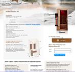 Sauna / Nobel sauna 90, Ophalen, Zo goed als nieuw, Infrarood, Complete sauna