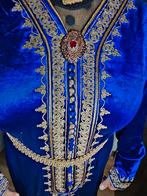 Dames mobra kaften met majdol en broches, Overige typen, Blauw, Maat 46/48 (XL) of groter, Nieuw