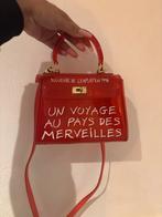 Rode Transparante Handtas - Un Voyage, Sieraden, Tassen en Uiterlijk, Tassen | Damestassen, Ophalen of Verzenden, Zo goed als nieuw