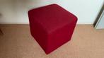 Rode Poef / Hocker, Ophalen, Minder dan 50 cm, Vierkant, Minder dan 50 cm