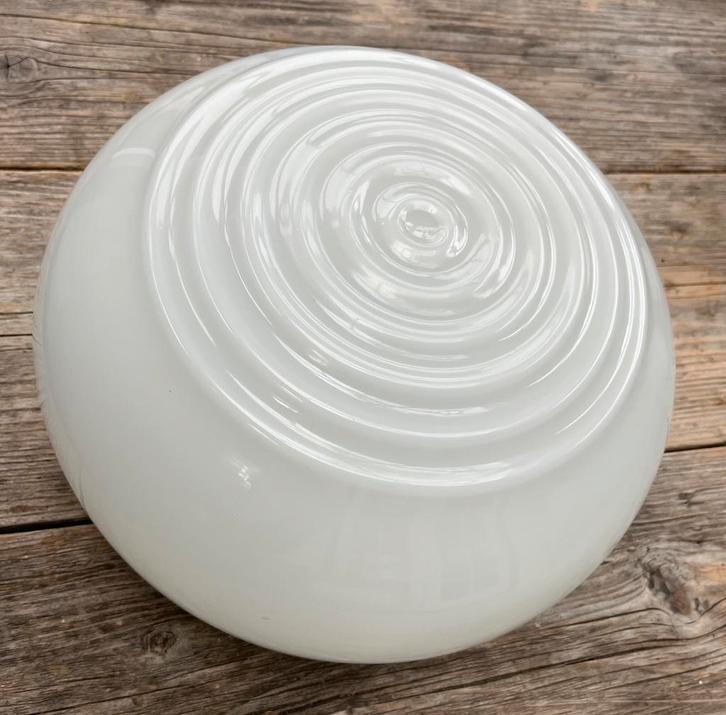 Art deco vintage plafondlamp jaren ‘60 uit de USSR, Huis en Inrichting, Lampen | Plafondlampen, Gebruikt, Glas, Overige materialen