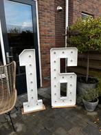 Sweet Sixteen Decoratie Nummers - 16, Hobby en Vrije tijd, Feestartikelen, Ophalen, Zo goed als nieuw, Versiering, Overige