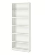 BILLY Boekenkast, wit, 80x28x202 cm 3 stuks, Ophalen, Met plank(en), 200 cm of meer, 50 tot 100 cm