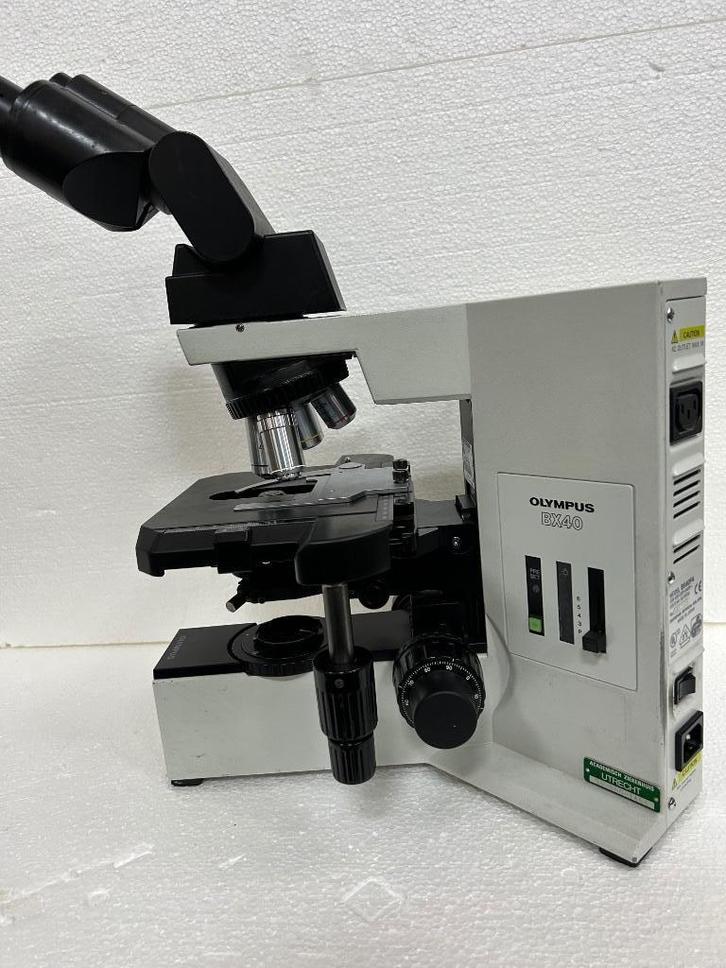Olympus BX 40 microscoop  975 Euro, Audio, Tv en Foto, Optische apparatuur | Microscopen, Gebruikt, Biologische microscoop, 400x tot 1000x