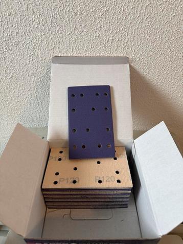 Schuurpapier Schuurstroken 80x133 14 stofgaten 50 stuks beschikbaar voor biedingen