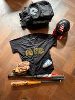 Honkbal tock, tas,  knuppels, Pirates shirt xs helm maat s/m, Ophalen, Gebruikt, Kleding