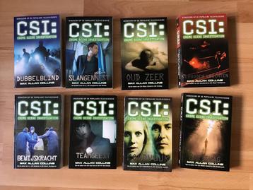 8 CSI boeken Las Vegas oa Oud Zeer van Max Allan Collins beschikbaar voor biedingen