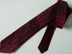 Vogue zijden stropdas ca. 1920, Como zijde, 5-fold, small, Effen, Verzenden, Zo goed als nieuw, Rood