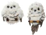 Uil | Kunstbont| 6 cm x 6 cm x 8 cm Van 9 Voor 3, Nieuw, Ophalen of Verzenden