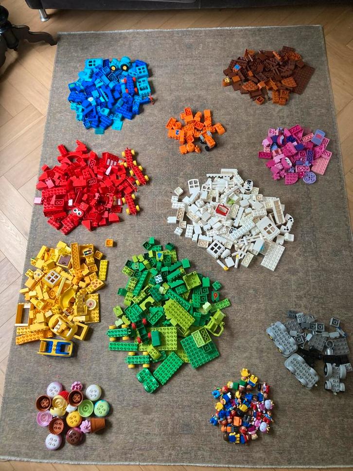 Heel veel diversen Duplo Bouwstenen - ruim 8 kg, Kinderen en Baby's, Speelgoed | Bouwstenen, Gebruikt, Overige merken, Ophalen of Verzenden