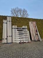 Layher groot aluminium rolsteiger 12.2 werkhoogte, Ophalen, Gebruikt, Rolsteiger of Kamersteiger, 5 meter of hoger