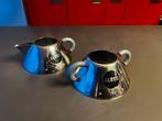 Alessi Melk- en Suikerstel, Huis en Inrichting, Ophalen of Verzenden, Zo goed als nieuw, Rvs of Chroom, Los bestek