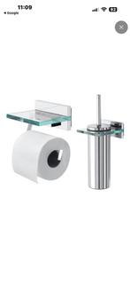 Wc borstel en toiletrolhouder set tiger, Ophalen of Verzenden, Nieuw, Overige kleuren, Overige typen