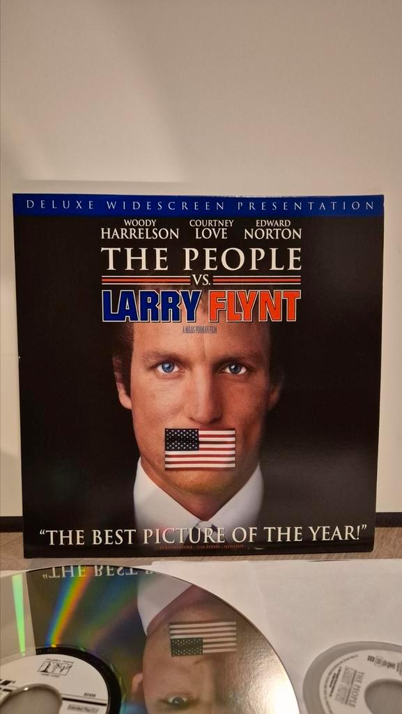 The People vs Larry Flynt Laserdisc, Cd's en Dvd's, Vinyl | Filmmuziek en Soundtracks, Zo goed als nieuw, 12 inch, Ophalen of Verzenden